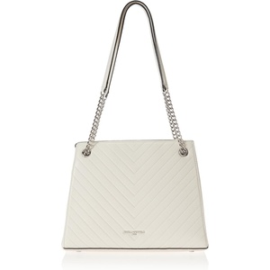 image:imageKarl Lagerfeld Paris womens Charlotte Chain ToteWinter WhiteSilver