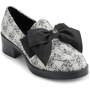 image:imageKarl Lagerfeld Womens Camilla Loafer with Oversized BowWhiteBlack