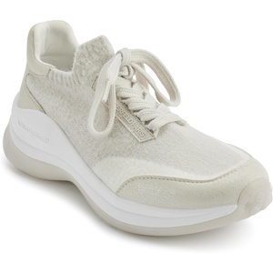 image:imageKarl Lagerfeld Womens Carsyn Stretch Wool Lace Up Jogger SneakerSoft White