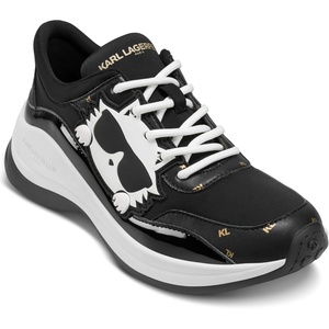 image:imageKarl Lagerfeld Womens Coty Lace Up SneakerBlackGold