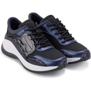 image:imageKarl Lagerfeld Womens Coty Lace Up SneakerBlackNavy