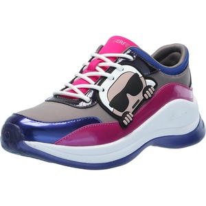 image:imageKarl Lagerfeld Womens Coty Lace Up SneakerCactus FlowerDark Slate