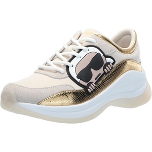 image:imageKarl Lagerfeld Womens Coty Lace Up SneakerGoldWhite