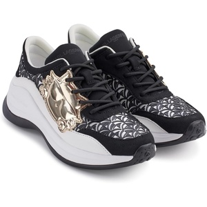 image:imageKarl Lagerfeld Womens Coty Lace Up SneakerWhiteBlack