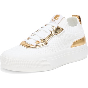 image:imageKarl Lagerfeld Womens Gabby Slip on SneakerBright WhiteGold