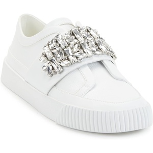 image:imageKarl Lagerfeld Womens Jules Studded Slip on SneakerBright White