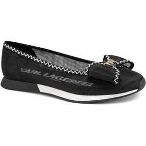 image:imageKarl Lagerfeld Womens Macklin Ballet Sneaker with Bow DetailBlack