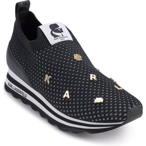 image:imageKarl Lagerfeld Womens Marje Slip on Sneaker with PinsBlack