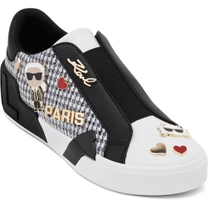 image:imageKarl Lagerfeld Womens Mavise Slip on Sneaker with PinsBlack