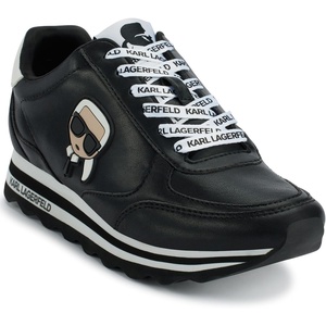 image:imageKarl Lagerfeld Womens Meade Lace Up Sneaker with Karl HeadBlackWhite