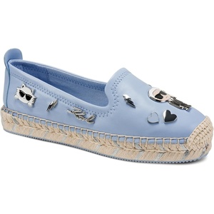 image:imageKarl Lagerfeld Womens Michaela Slip on Espadrille Sandal with PinsLight Blue