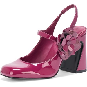 image:imageKarl Lagerfeld Womens Pierra Slingback PumpRed Plum