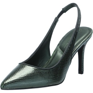 image:imageKarl Lagerfeld Womens Rosalyn Pointed Toe Slingback PumpForest Green