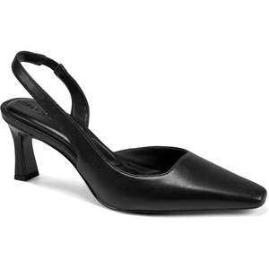 image:imageKarl Lagerfeld Womens Sheenz Pointed Toe Slingback Dress HeelShinny Black