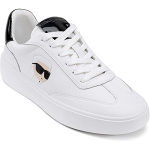 image:imageKarl Lagerfeld Womens Sumava Everyday Karl Head Lace Up SneakerBright WhiteBlack
