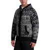 image:imageKARL LAGERFELD Mens Abstract Pattern Hooded SweaterBlackWhite