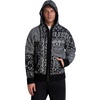 image:imageKARL LAGERFELD Mens Abstract Pattern Hooded SweaterBlackWhite