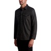 image:imageKARL LAGERFELD Mens Chest Pockets Long Sleeve Coated TopBlack