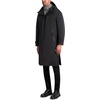 image:imageKARL LAGERFELD Mens Chest Zip Pocket Hooded Long Puffer CoatBlack