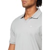 image:imageKARL LAGERFELD Mens Collared Pique Kl Logo Short Sleeve PoloLight Grey