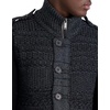 image:imageKARL LAGERFELD Mens Color Blocked Long Sleeve CardiganCharcoalBlack
