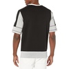 image:imageKARL LAGERFELD Mens Contrast Fabric Mesh Logo PulloverGreyBlack