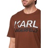 image:imageKARL LAGERFELD Mens Crewneck Short Sleeve Graphic Design Relaxed Fit TShirtNavy Blazer