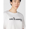 image:imageKARL LAGERFELD Mens Crewneck Short Sleeve Karl Logo Regular Fit TShirtWhite