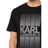 image:imageKARL LAGERFELD Mens Crewneck Short Sleeve Pixel Grid Graphic Relaxed Fit TShirtBlack