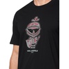 image:imageKARL LAGERFELD Mens Crewneck Short Sleeve Scribbled Armor Graphic Design Relaxed Fit TShirtBlack