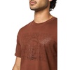 image:imageKARL LAGERFELD Mens Crewneck Short Sleeve Tonal Logo and Armor Graphic Design Relaxed Fit TShirtCappucino