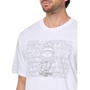 image:imageKARL LAGERFELD Mens Crewneck Short Sleeve Tonal Logo and Armor Graphic Design Relaxed Fit TShirtOptic White