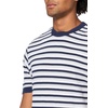 image:imageKARL LAGERFELD Mens Crewneck Striped Textured Knit DressNavy Multi