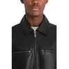 image:imageKARL LAGERFELD Mens Faux Leather Jacket With Stand CollarBlack