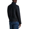 image:imageKARL LAGERFELD Mens Faux Leather Pebble Jacket With Zipper DetailingBlack