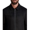 image:imageKARL LAGERFELD Mens Faux Suede Full Zip JacketClassic Zip Black