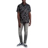 image:imageKARL LAGERFELD Mens Geometric Print Short Sleeve ShirtBlackWhite