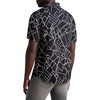 image:imageKARL LAGERFELD Mens Geometric Print Short Sleeve ShirtBlackWhite