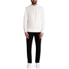image:imageKARL LAGERFELD Mens Hooded Drawstring Karl Graphic SweatshirtWhite