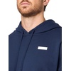 image:imageKARL LAGERFELD Mens Hooded Kangaroo Pocket Karl Logo SweatshirtNavy