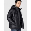 image:imageKARL LAGERFELD Mens Hooded Puffer Jacket With Zip PocketsBlack