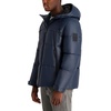 image:imageKARL LAGERFELD Mens Hooded Puffer Jacket With Zip PocketsNavy