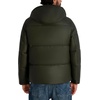 image:imageKARL LAGERFELD Mens Hooded Puffer Jacket With Zip PocketsOlive