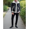 image:imageKARL LAGERFELD Mens Karl Lagerfeld Paris Mens Casual Aviator JacketBlackWhite