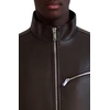 image:imageKARL LAGERFELD Mens Karl Lagerfeld Paris Mens Faux Leather Biker JacketDark Brown