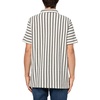 image:imageKARL LAGERFELD Mens Knit Short Sleeve Button Front Woven DressNaturalBlack