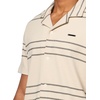 image:imageKARL LAGERFELD Mens Knitted Button Front Collared Short Sleeve ShirtNatural