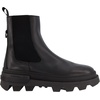 image:imageKARL LAGERFELD Mens Leather Plain Toe Chelsea BootBlack