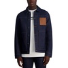 image:imageKARL LAGERFELD Mens Logo Patch Raw Denim JacketBlue