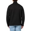 image:imageKARL LAGERFELD Mens Long Sleeve 14 Zip Chest Logo Funnel Collar ShirtBlack